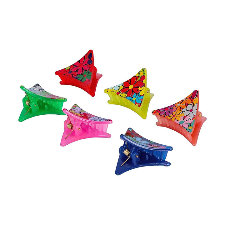 Printed Hair Clip Set of 6 - Trendisia