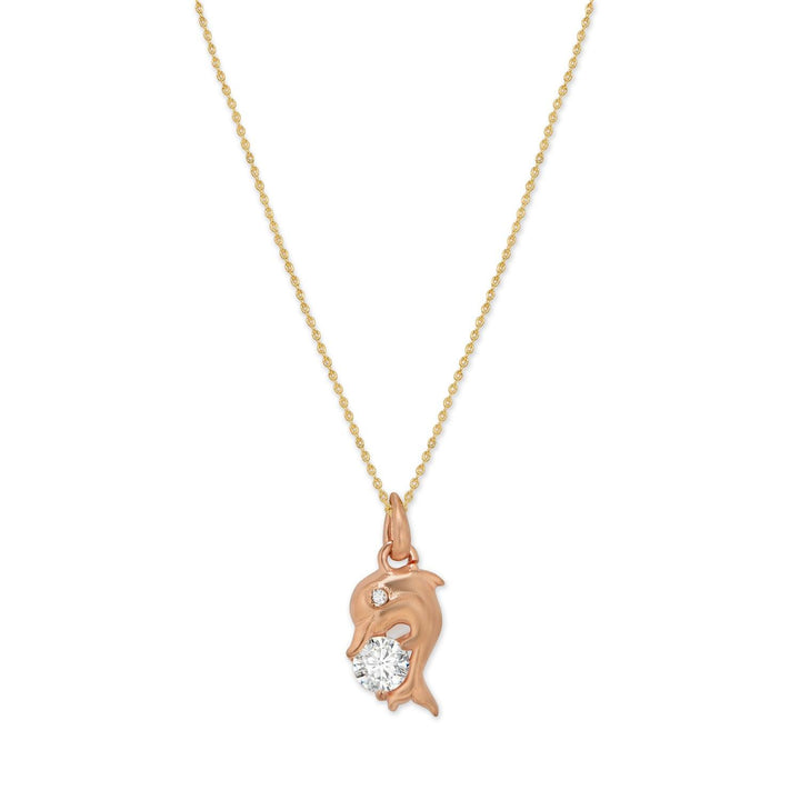 Rose Gold Gold-Plated Chain With Pendant - Trendisia