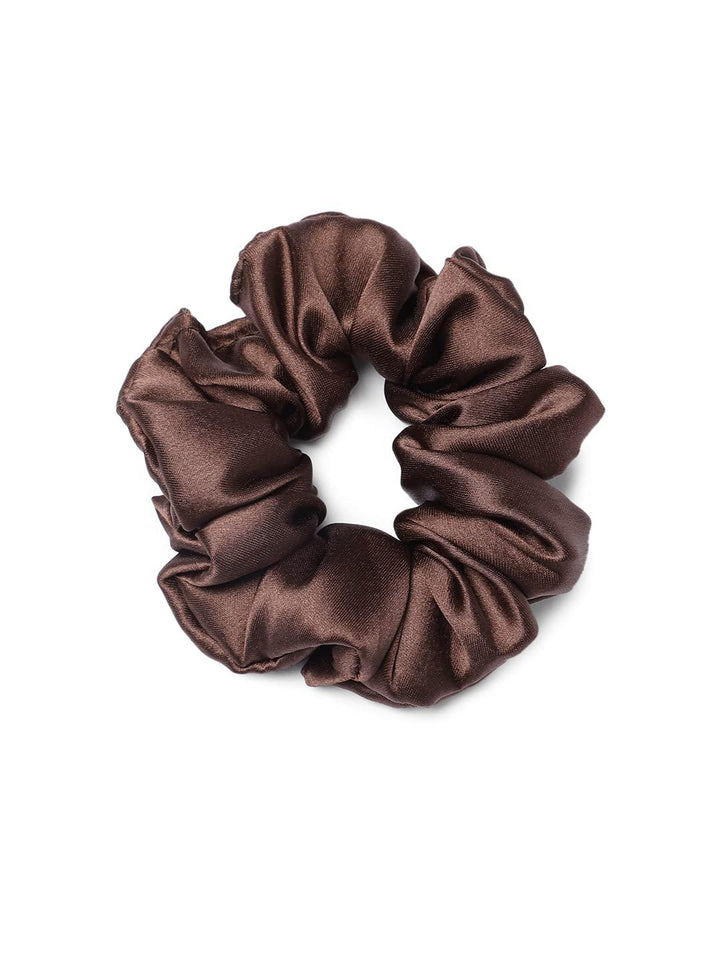 Satin Silk Women Scrunchies Hair Band 6 Pcs - Trendisia