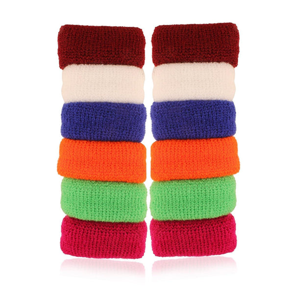 Set of 12 Soft Multicolor Rubber Bands - Trendisia