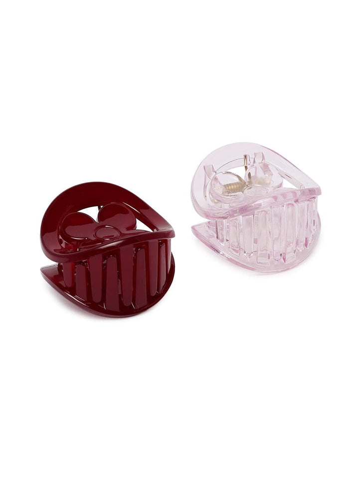 Women Set of 2 Solid Claw Clip - Trendisia