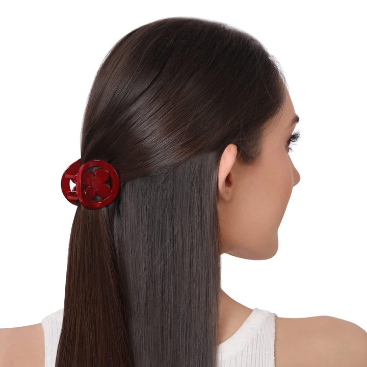 Women Set of 2 Solid Claw Clip - Trendisia