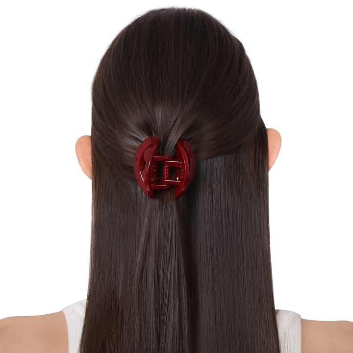 Women Set of 2 Solid Claw Clip - Trendisia
