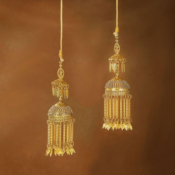 Set of 2 Gold-Toned Layered Kaleeras - Trendisia