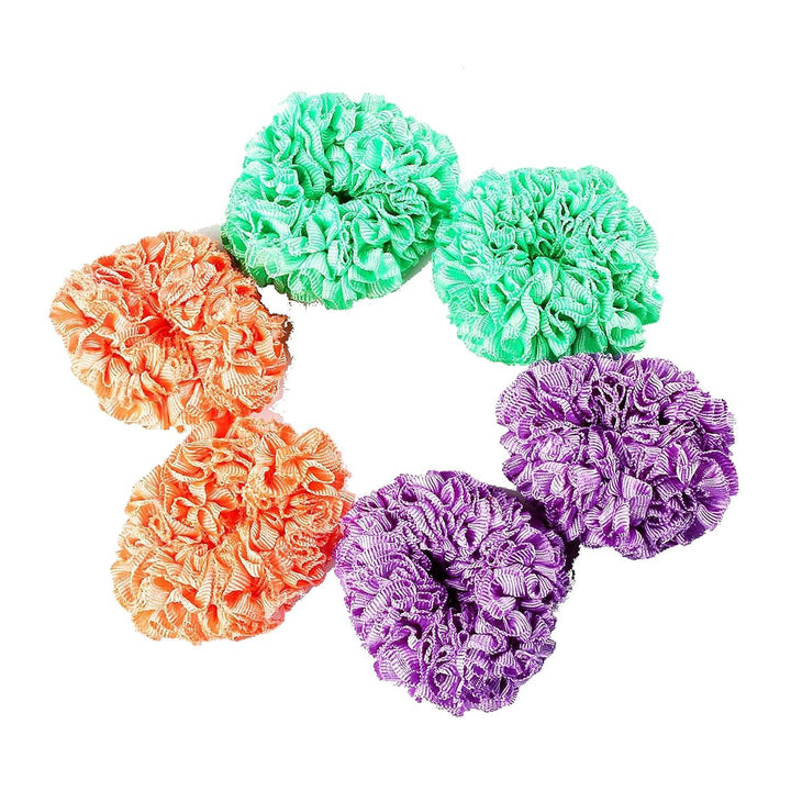 Set of 24 Multicolor Hair Ties Hair Bands - Trendisia