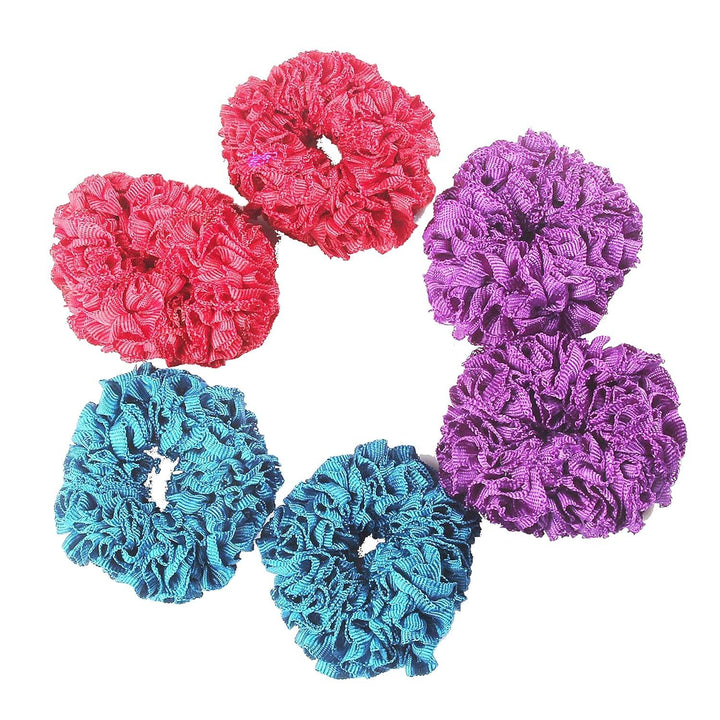 Set of 24 Multicolor Hair Ties Hair Bands - Trendisia