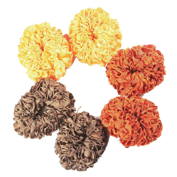Set of 24 Multicolor Hair Ties Hair Bands - Trendisia