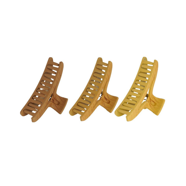 Set Of 3 Acrylic Claw Clips - Trendisia
