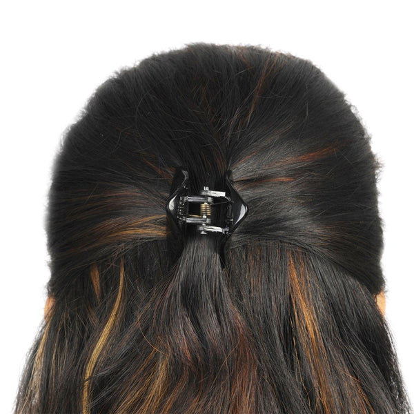 Black Set Of 6 Claw Clip - Trendisia