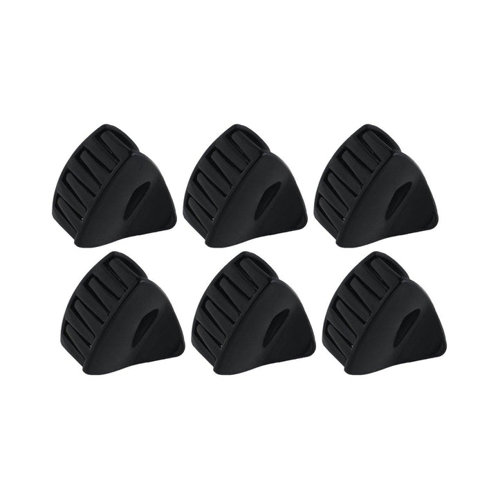 Black Set Of 6 Claw Clip - Trendisia