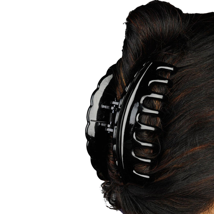 Set Of 3 Black Claw Clip - Trendisia
