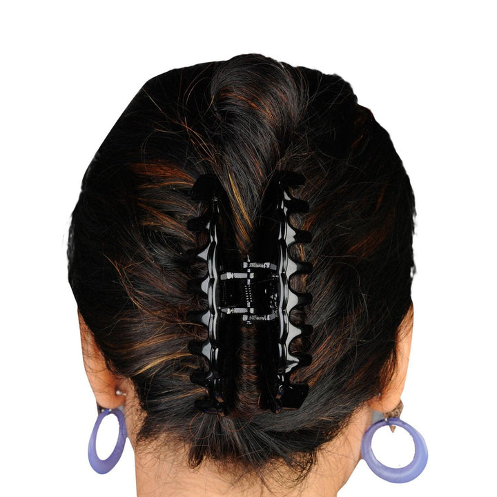 Set Of 3 Black Claw Clip - Trendisia