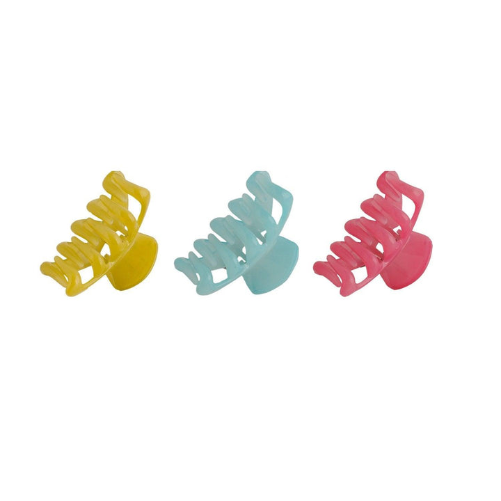 Set of 3 Women/Girls Acrylic Clip - Trendisia