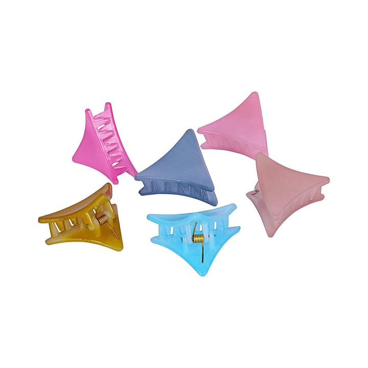 Set Of 6 Multicoloured Claw Clip - Trendisia