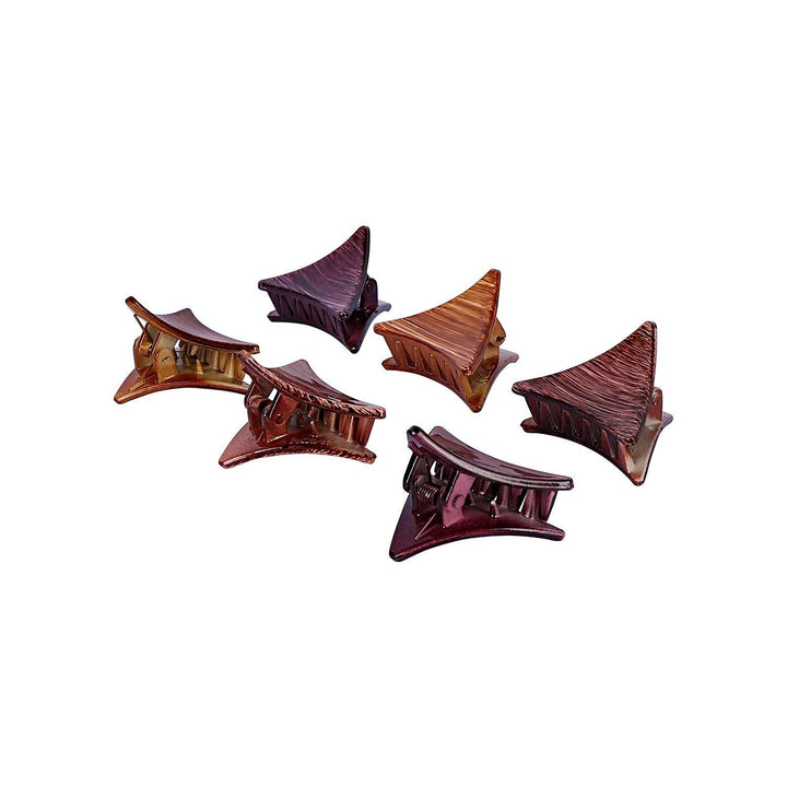 Set Of 6 Multicoloured Claw Clip - Trendisia