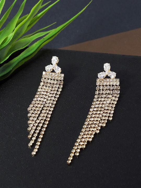 Silver-Plating Contemporary Drop Earrings - Trendisia