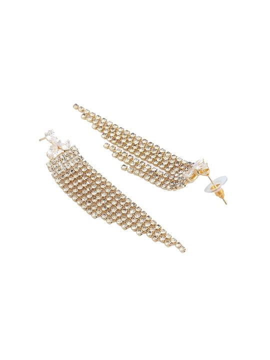 Silver-Plating Contemporary Drop Earrings - Trendisia