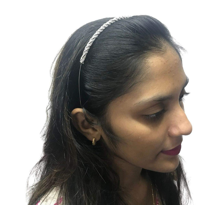 Silver Rhinestone Hairband for Women - Trendisia