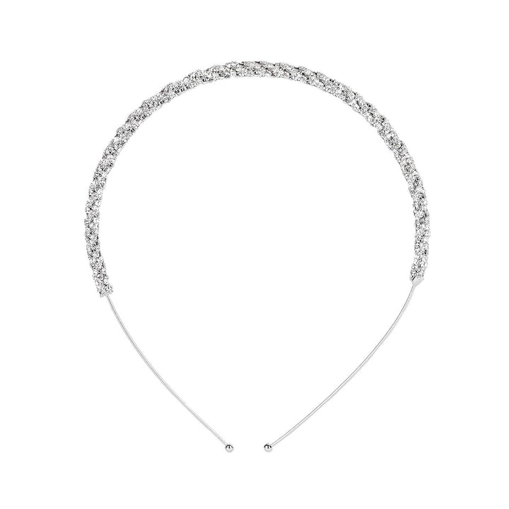 Silver Rhinestone Hairband for Women - Trendisia