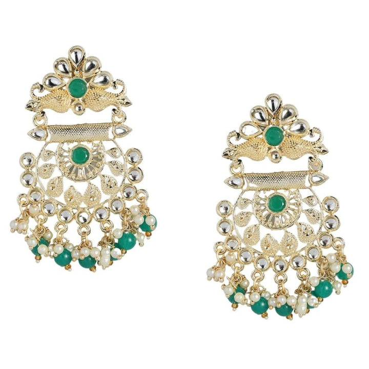 Stylish fancy Gold-Tone Handcrafted Earrings - Trendisia