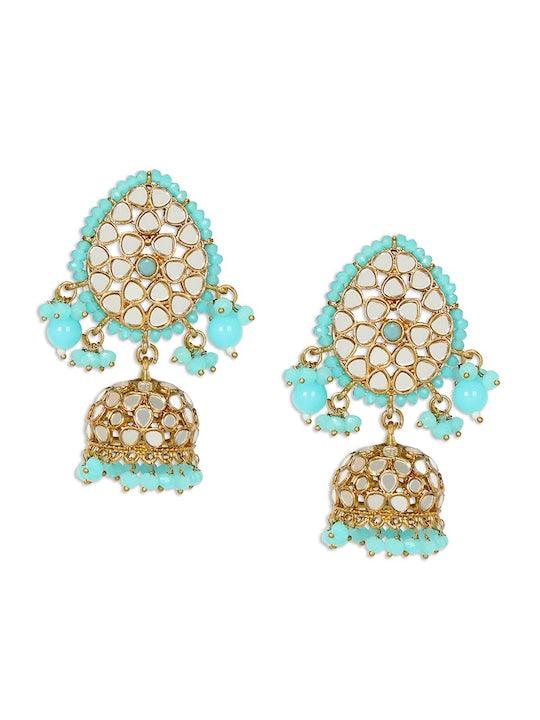 Teardrop Jhumkas Earrings - Trendisia