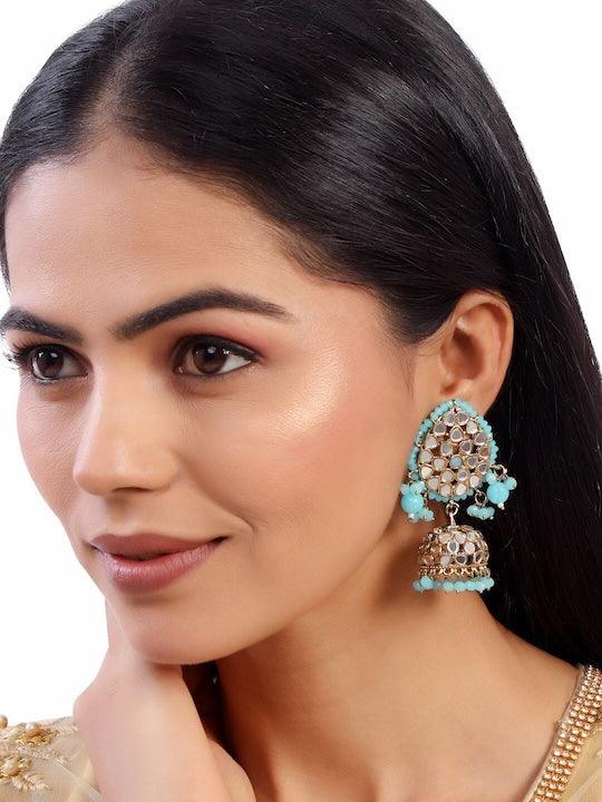 Teardrop Jhumkas Earrings - Trendisia