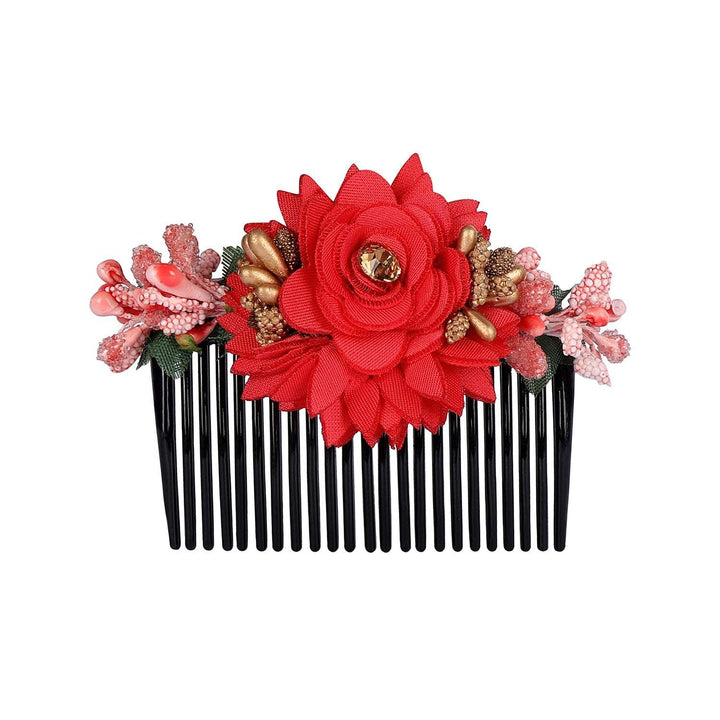 Trendisia Pack of 3 Floral Beaded Comb Pins - Trendisia