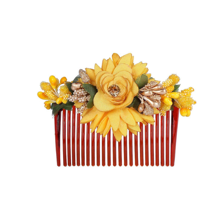 Trendisia Pack of 3 Floral Beaded Comb Pins - Trendisia