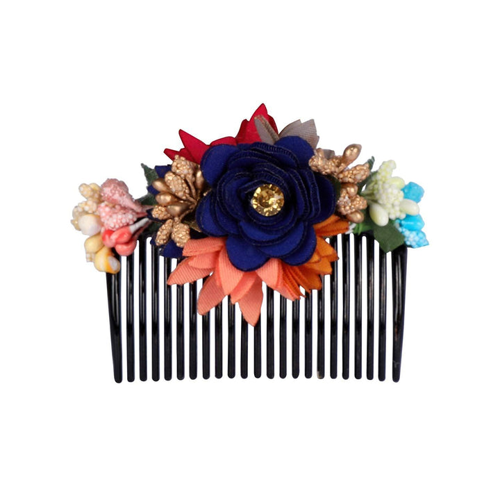 Trendisia Pack of 3 Floral Beaded Comb Pins - Trendisia