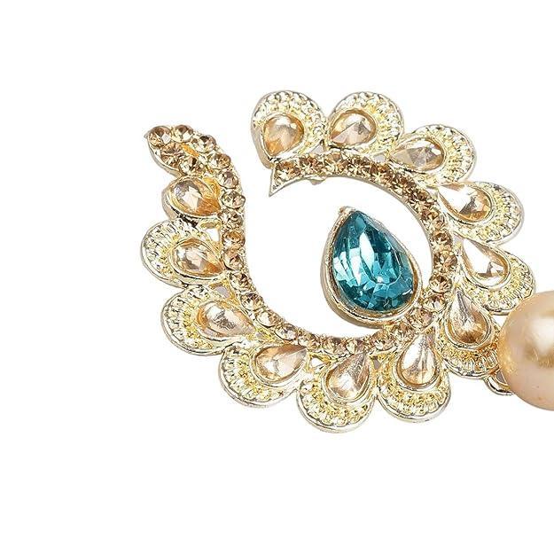 Trendisia stylish fancy Blue Gold plated Dangle Earring for women and girls - Trendisia