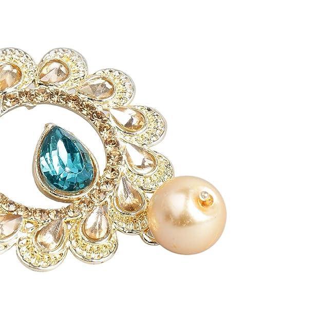 Trendisia stylish fancy Blue Gold plated Dangle Earring for women and girls - Trendisia