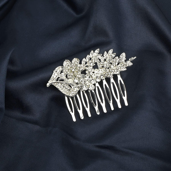 Trendisia Women Silver-Toned Comb Pin - Trendisia