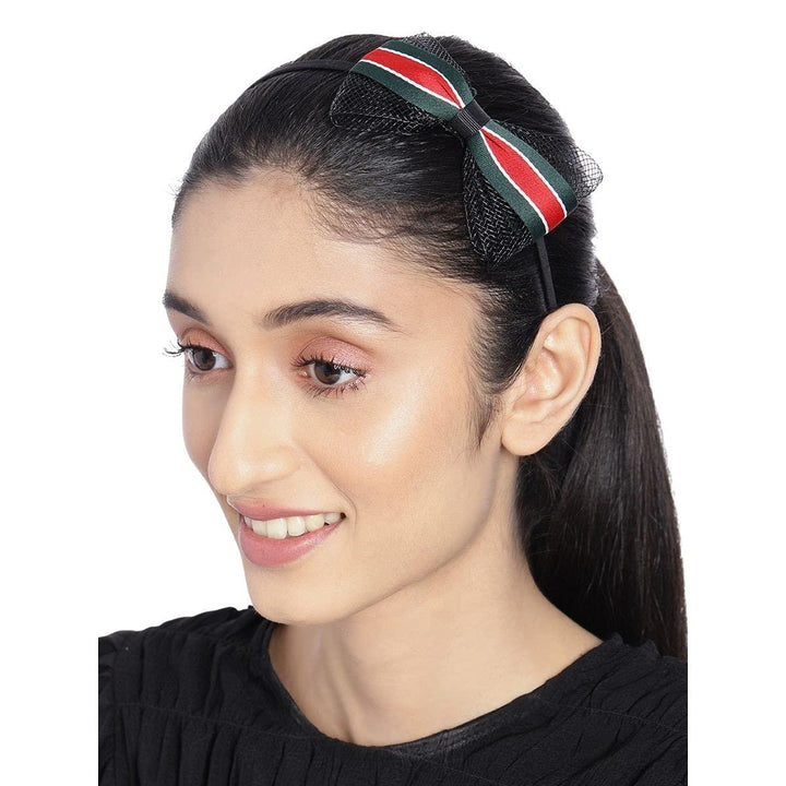 Women Black Red Hairband - Trendisia