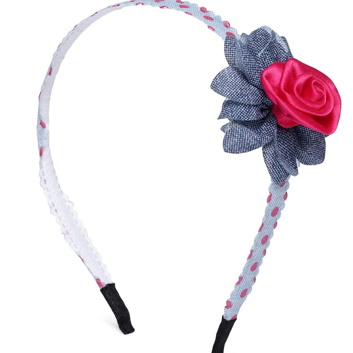 Women Blue Pink Hairband - Trendisia