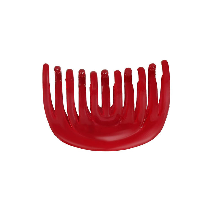 Women Blue Red Set of 6 Claw Clip - Trendisia