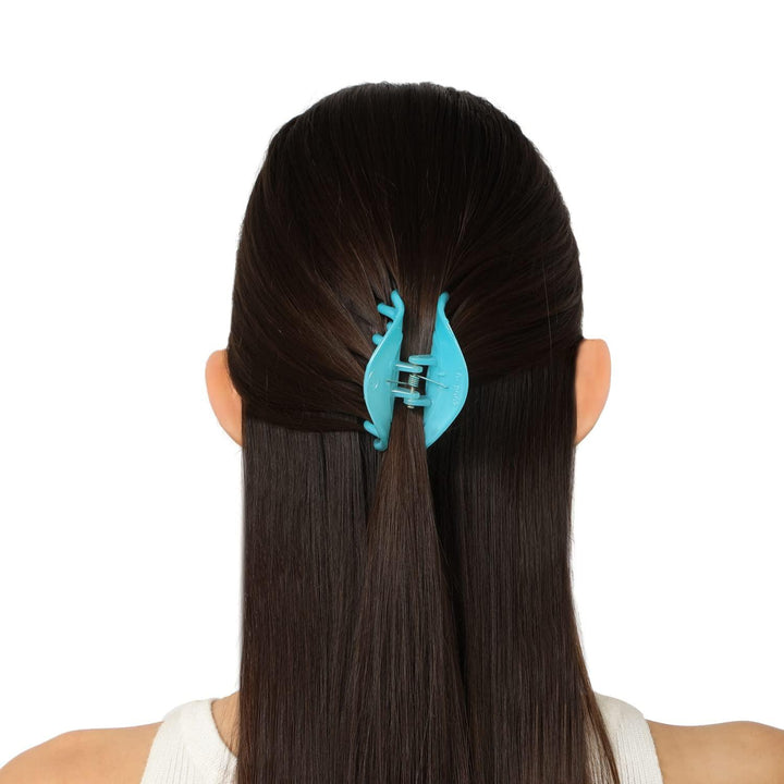 Women Blue Red Set of 6 Claw Clip - Trendisia