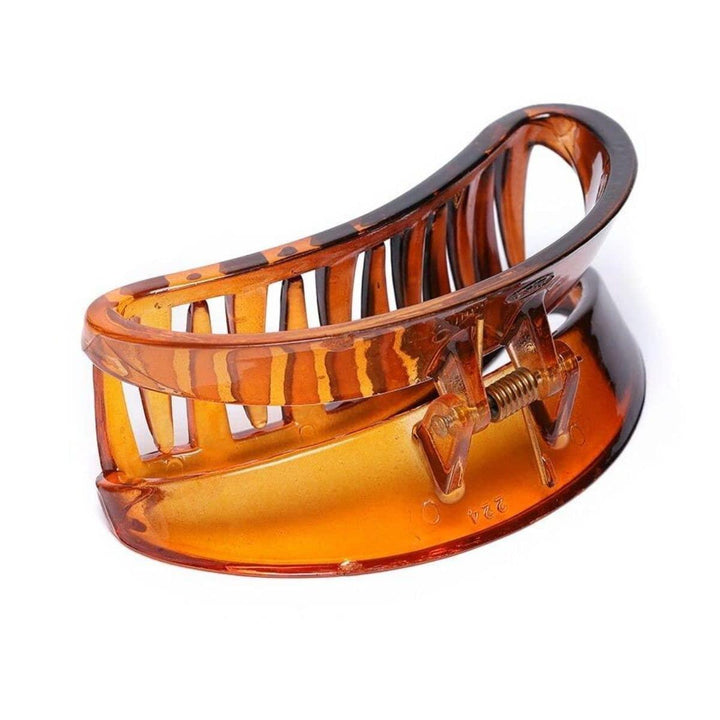 Women Brown Black Set of 3 Claw Clip - Trendisia