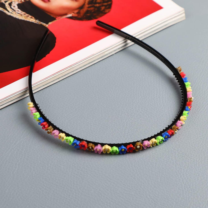 Women Multicoloured Blue Hairband - Trendisia