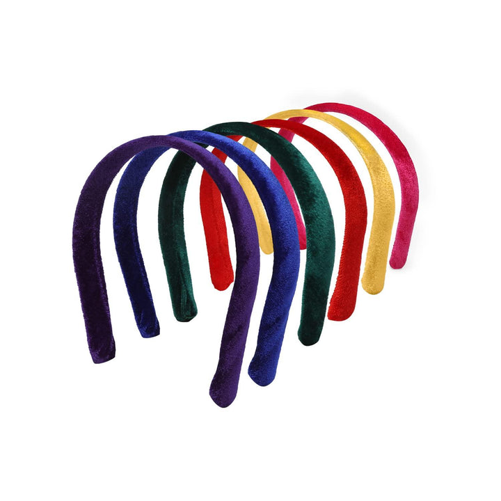 Women Navy Blue Red Set of 6 Hairband - Trendisia