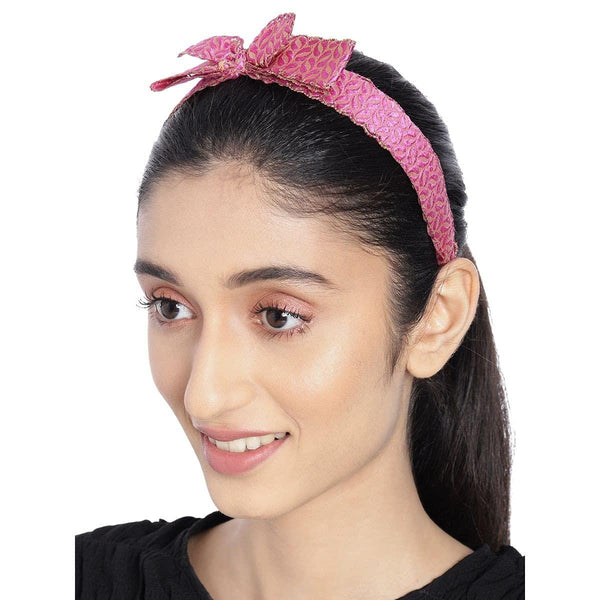 Women Pink Hairband - Trendisia