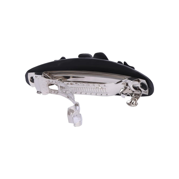 Women Set Of 3 Black French Barrette Clips - Trendisia