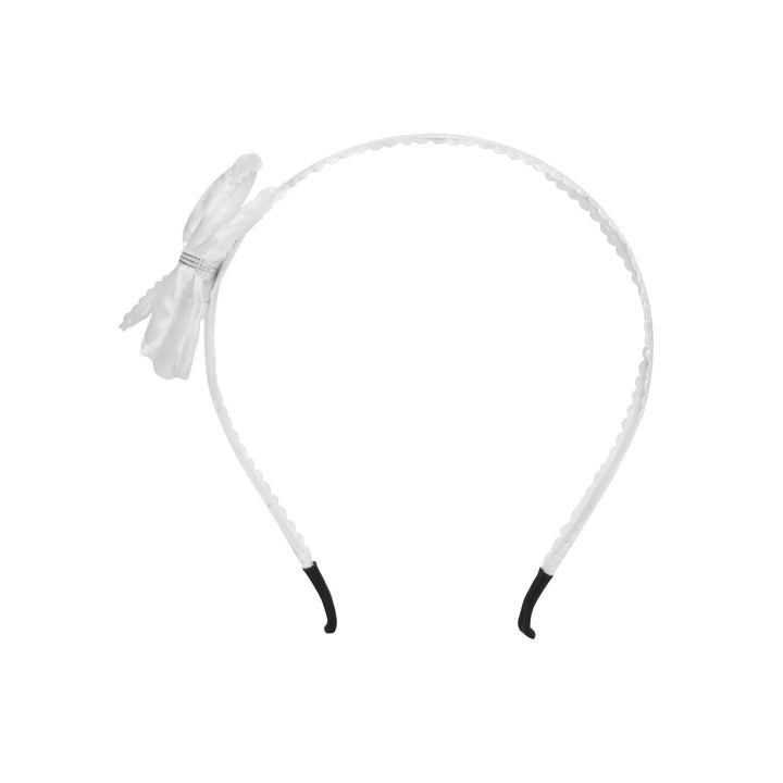 Women White Bow Headband - Trendisia